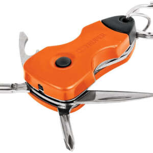 Multiherramienta + Led Tipo Llavero 6 Funciones Truper 13336 Color Naranja