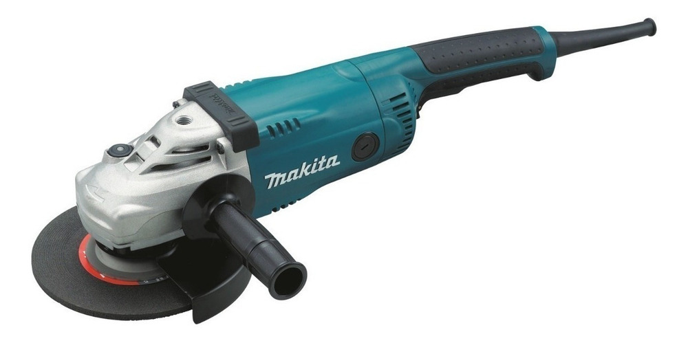 Esmeriladora Angular Makita 7 Ga7020 2200w 127v + Accesorio Turquesa