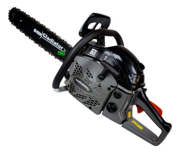 Motosierra Gasolina 52cc 20puLG Profesional Gladiator Gris