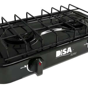 Estufa Parrilla A Gas Lp 2 Quemadores Disa