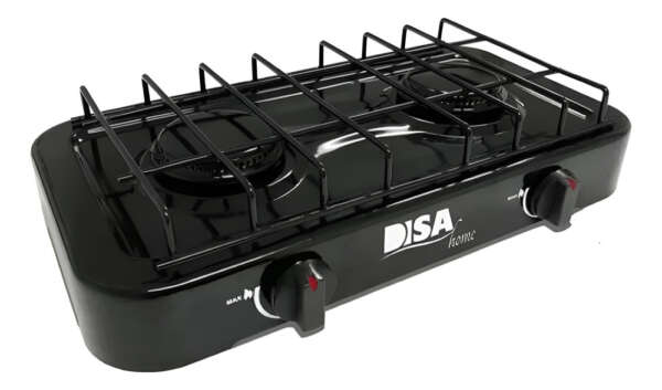 Estufa Parrilla A Gas Lp 2 Quemadores Disa