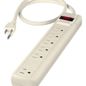 Barra Multicontacto Voltech Mul-6 Blanco