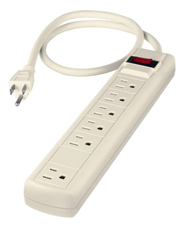 Barra Multicontacto Voltech Mul-6 Blanco