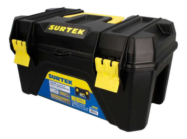 Caja Para Herramientas. Surtek. Cps19p Negra Y Amarilla