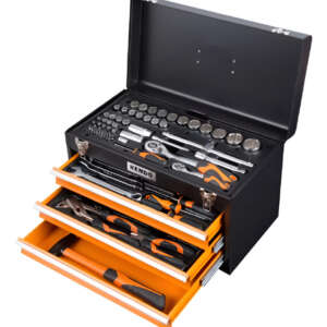 Caja Metálica Con Herramientas 86 Piezas Kendo 90517 Negro