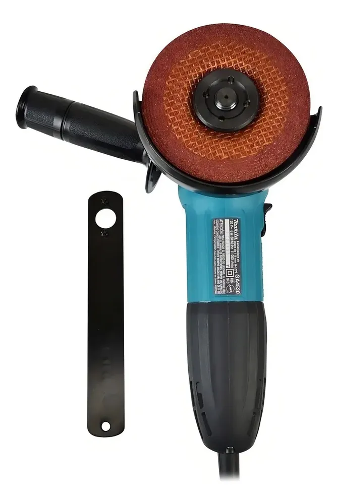 Miniesmeriladora Angular Makita Ga4530 Color Turquesa 720 W + Accesorio - Image 9