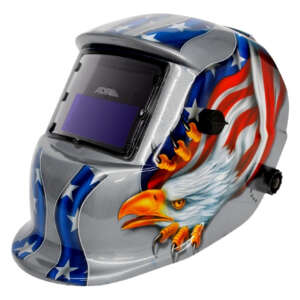 Careta Electrónica Para Soldar Redbo Rb-ly-e93h Plateado Águila