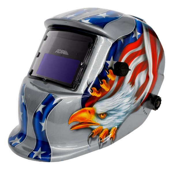 Careta Electrónica Para Soldar Redbo Rb-ly-e93h Plateado Águila
