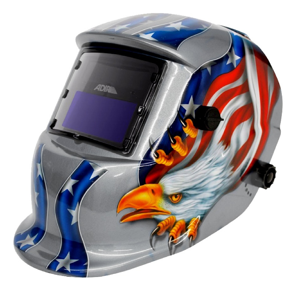 Careta Electrónica Para Soldar Redbo Rb-ly-e93h Plateado Águila