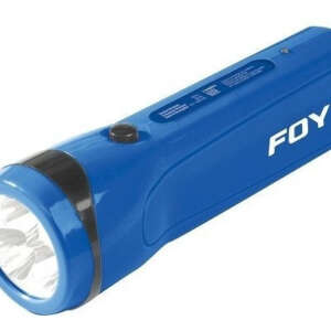 Linterna Recargable De Plástico 3 Led Foy 144095 Blanco