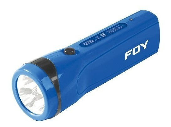 Linterna Recargable De Plástico 3 Led Foy 144095 Blanco