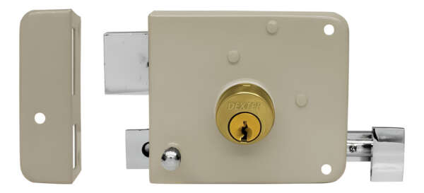 Chapa Dexter 6761 Sobreponer Pre-armada Izq Gris Plateado