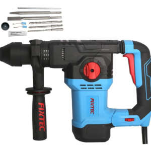Rotomartillo Demoledor Fixtec, 1600 W, 10j, Sds Plus Azul Acero 50/60hz