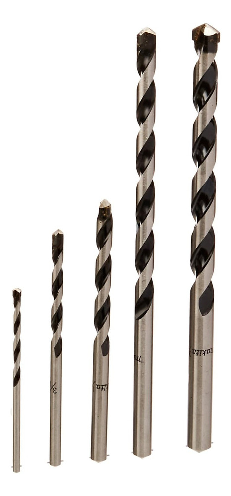 Juego De Brocas Makita. 5 Pzas  Para Concreto