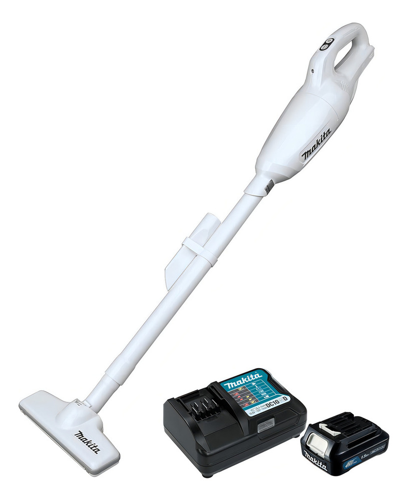 Aspiradora Inalambrica Portatil 3 Velocidades 12 V Makita Color Blanco - Image 6