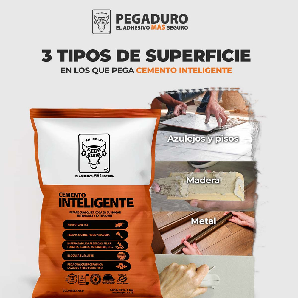 Cemento Inteligente Pegaduro Multiusos - Image 7