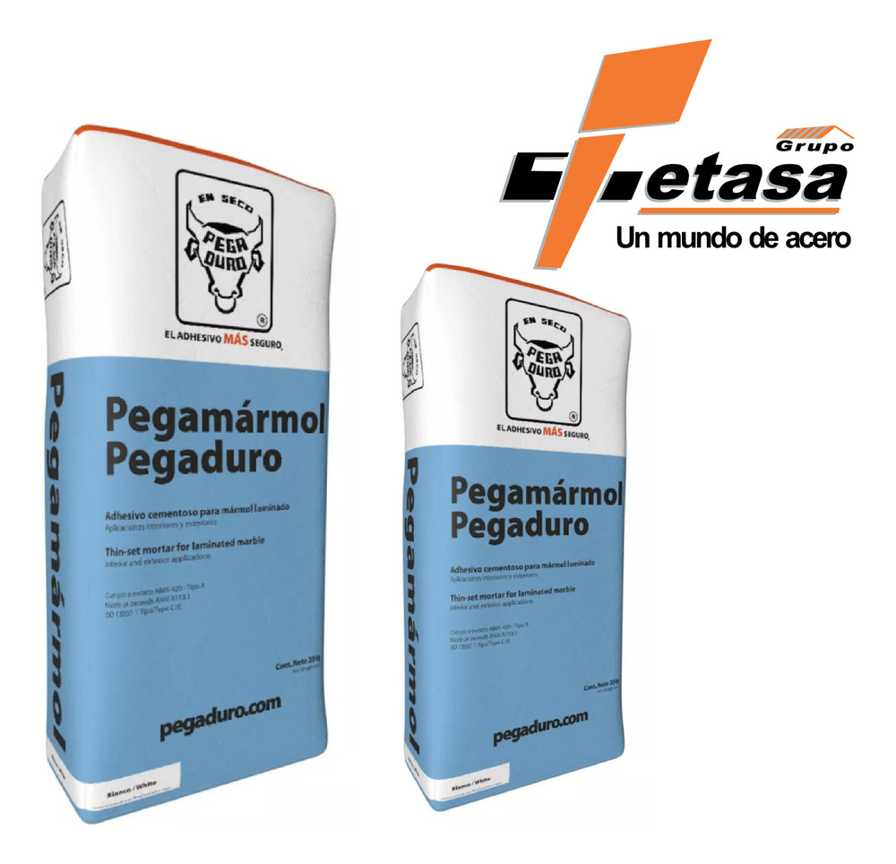 Pegamarmol Pegaduro. Blanco. 3 Sacos De 20 Kg - Image 3