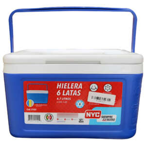 Mini Hielera Recipiente Contenedor De Plástico 4.7l Rojo