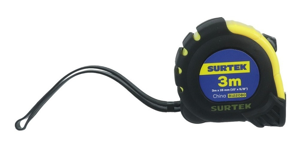 Flexómetro Anti-impacto 3m X 5/8 Pulgadas Surtek B122080 - Image 3