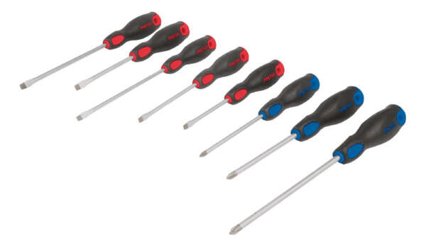 Juego De 8 Desarmadores. Pretul. Jd-8bp