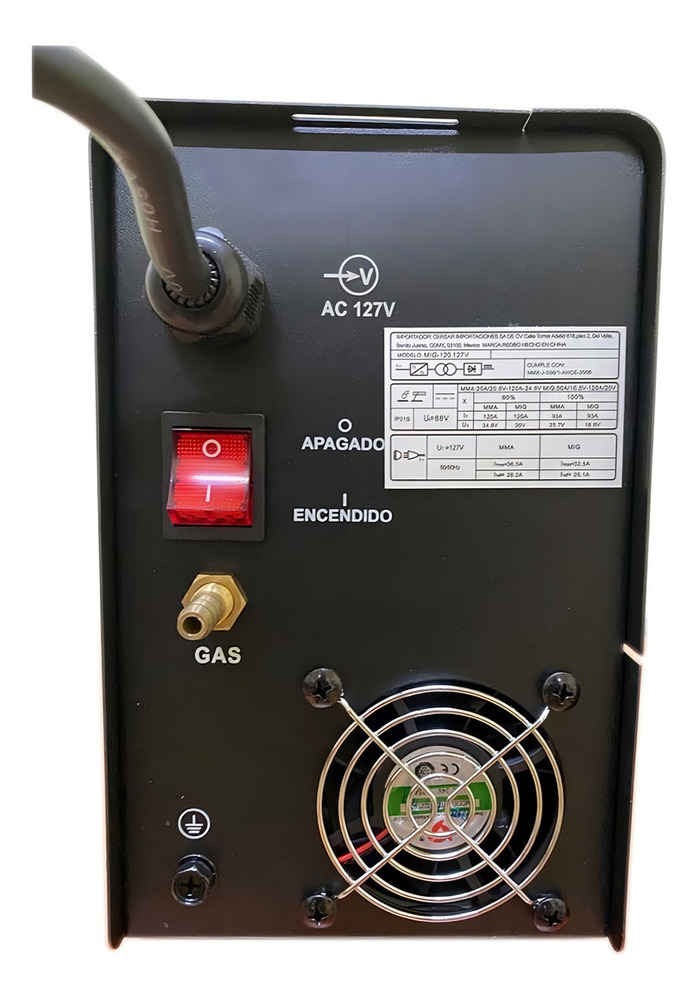 Soldadora Inverter Redbo Mig-120 Color Negro - Image 5