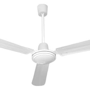 Ventilador De Techo Veker 7755 Blanco Con 3 Aspas 56 Cm Blanco Blanco Metal 3