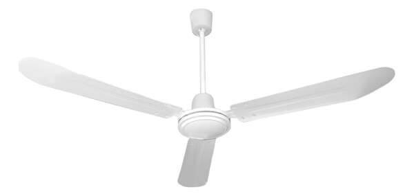 Ventilador De Techo Veker 7755 Blanco Con 3 Aspas 56 Cm Blanco Blanco Metal 3