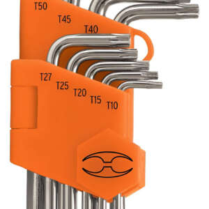 Juego De Llaves Torx 9 Pzs Truper Torx-9 Gris