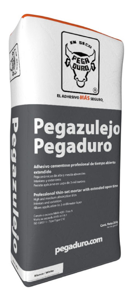 Pegazulejo Pegaduro. Blanco. 2 Sacos De 20 Kg