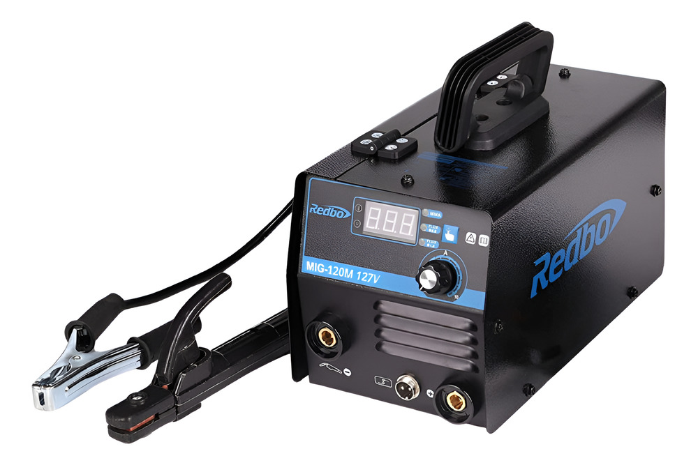 Inversor Redbo Mini Microalambre Careta Para Soldar Synergy Negro