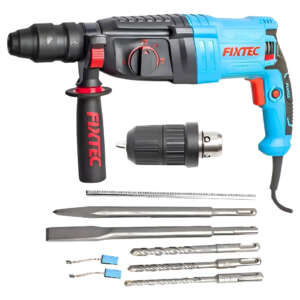 Rotomartillo Rompedor Profesional Uso Rudo 800w Marca Fixtec Color Azul