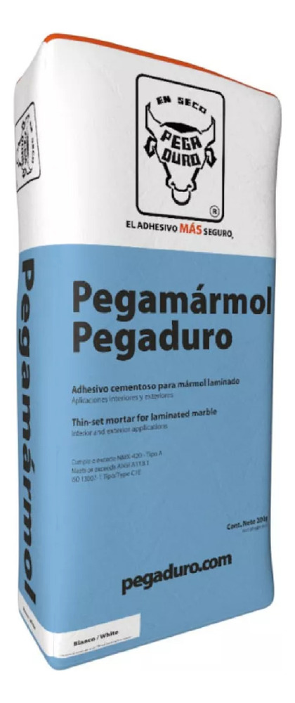 Pegamarmol Pegaduro. Blanco. 3 Sacos De 20 Kg - Image 2