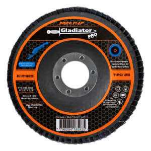 Disco Laminado Oxido Zirconio 4-1/2x7/8 G80 20 Pz Gladiator Color Azul