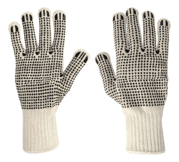 Guantes De Puntos. Antiderentes. Pvc 12 Pzs