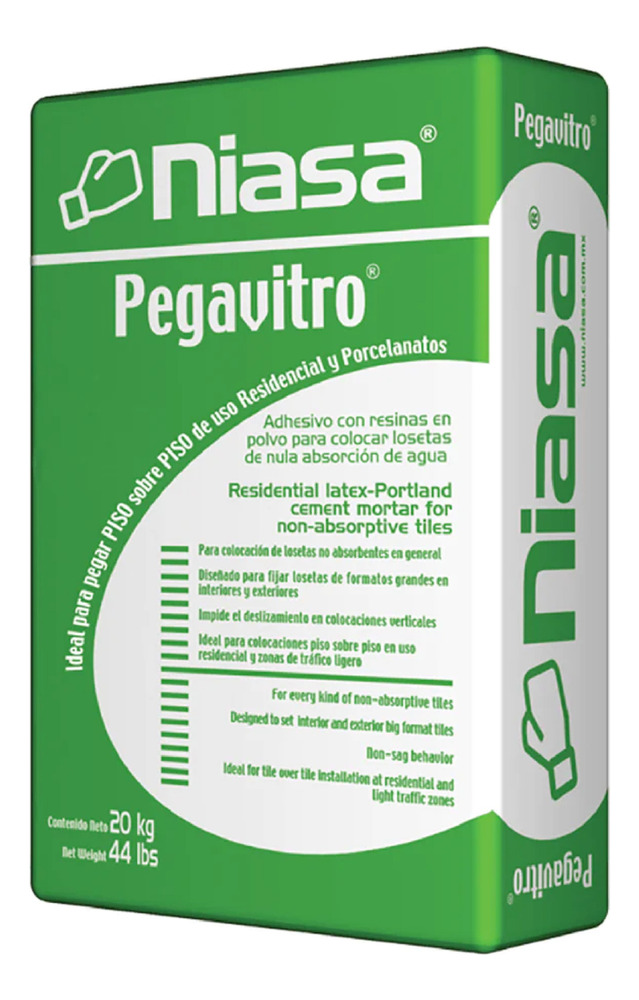 Pegavitro Blanco Niasa 20 Kgs