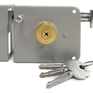 Chapa Dexter 6756 Sobreponer Llave-tx Der Gris Dorado Oscuro