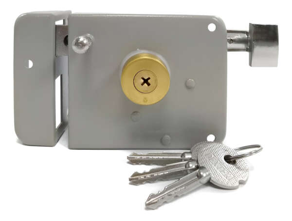 Chapa Dexter 6756 Sobreponer Llave-tx Der Gris Dorado Oscuro