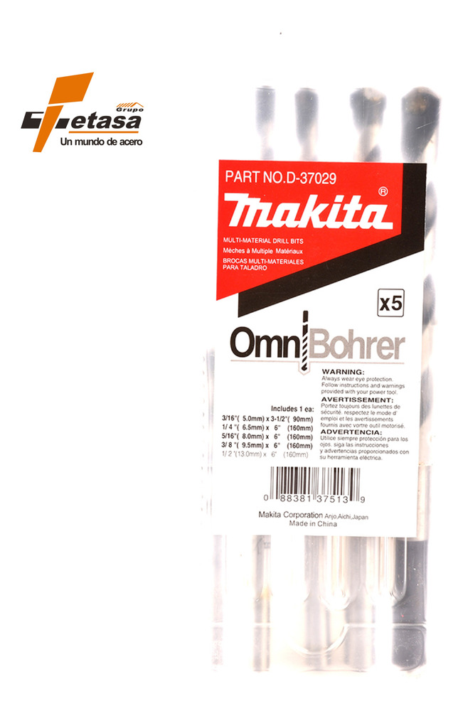 Juego De Brocas Makita. 5 Pzas Para Concreto - Image 3