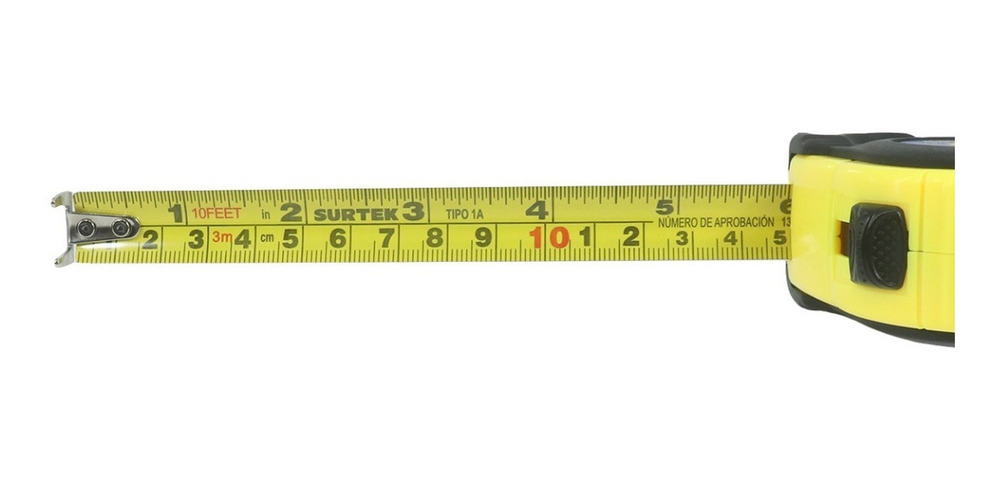 Flexómetro Anti-impacto 3m X 5/8 Pulgadas Surtek B122080 - Image 5